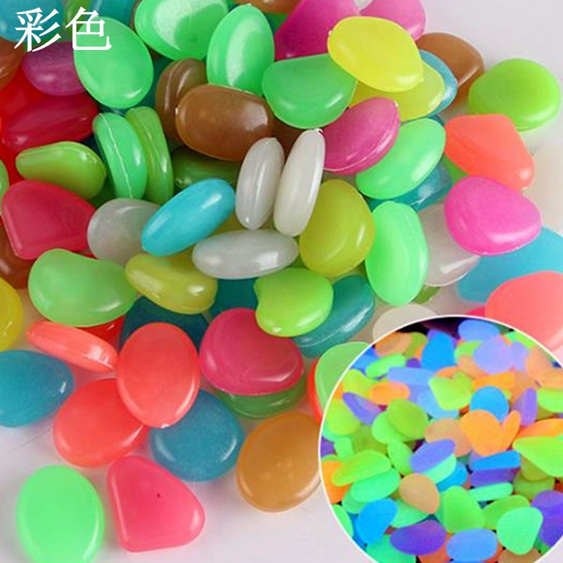 Aquarium Marine Stone - Luminous stones 100 luminous pebbles fish