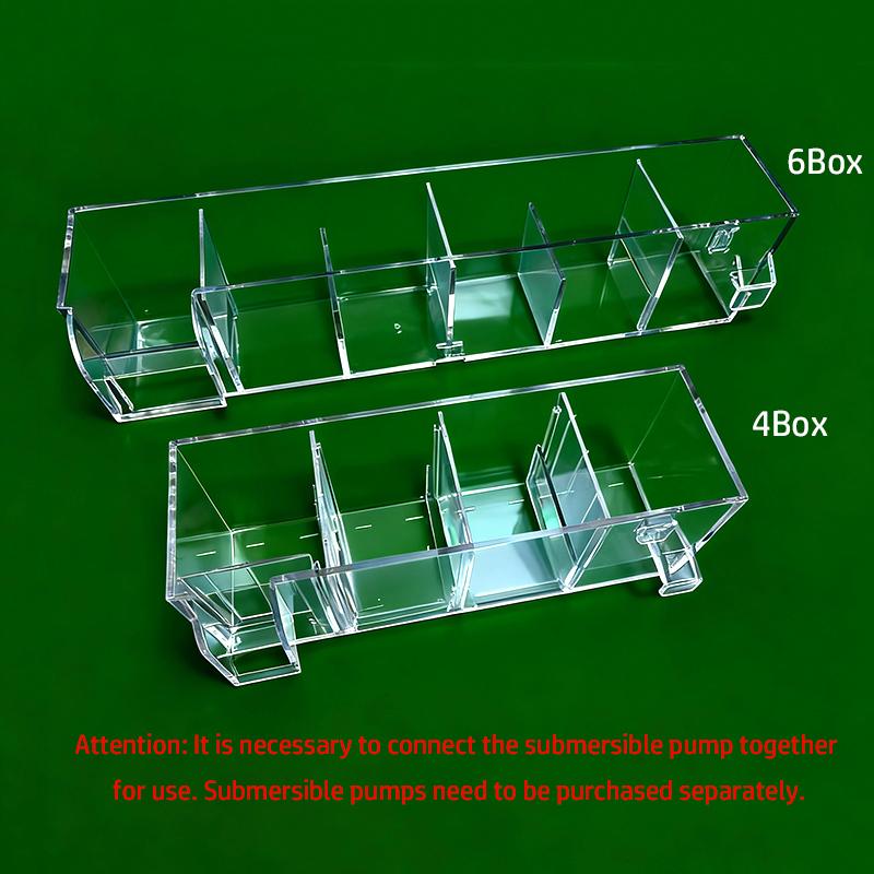 Transparent Acrylic Fish Tank  - огляд і ціна Marine Aquarium Overflow Box