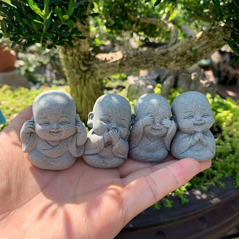 Buddha Stone Statue Little Bud - огляд і ціна Aquarium Marine Stone
