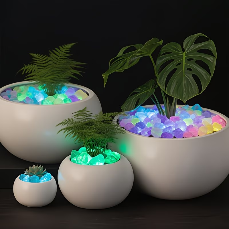 300PCS Luminous Pebble Set,0.9 - огляд і ціна Aquarium Marine Stone