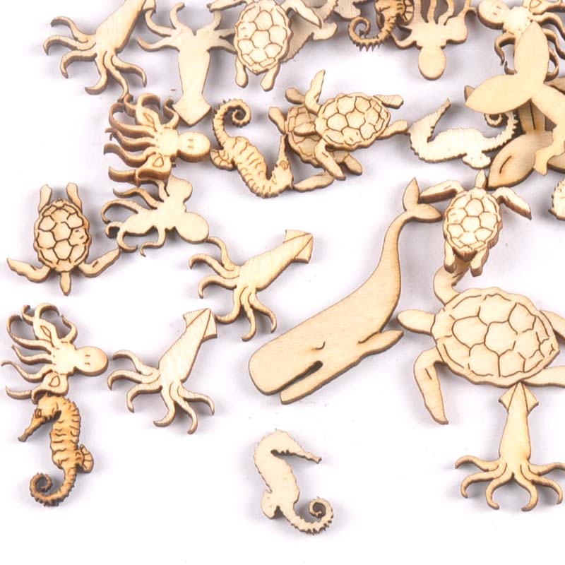 20Pcs 25-40mm Sea Turtle/horse - огляд і ціна Marine Aquarium Decorations