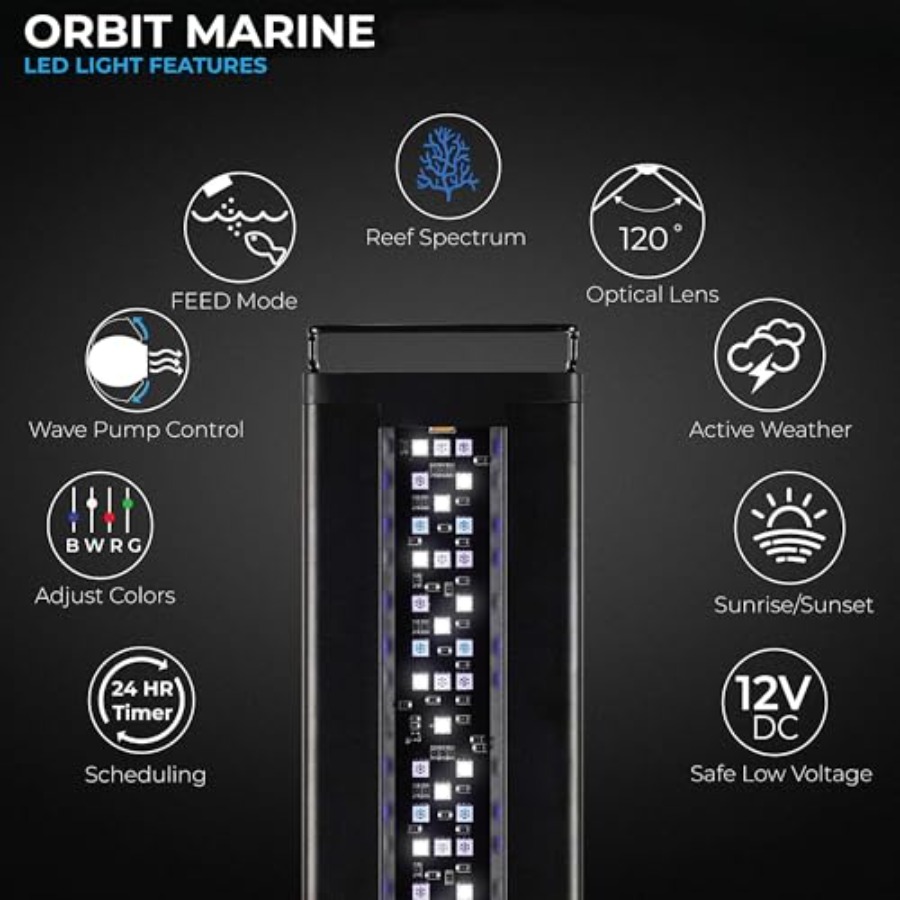 USA 24-36 Inch Orbit Marine LE - огляд і ціна Marine Aquarium Hours