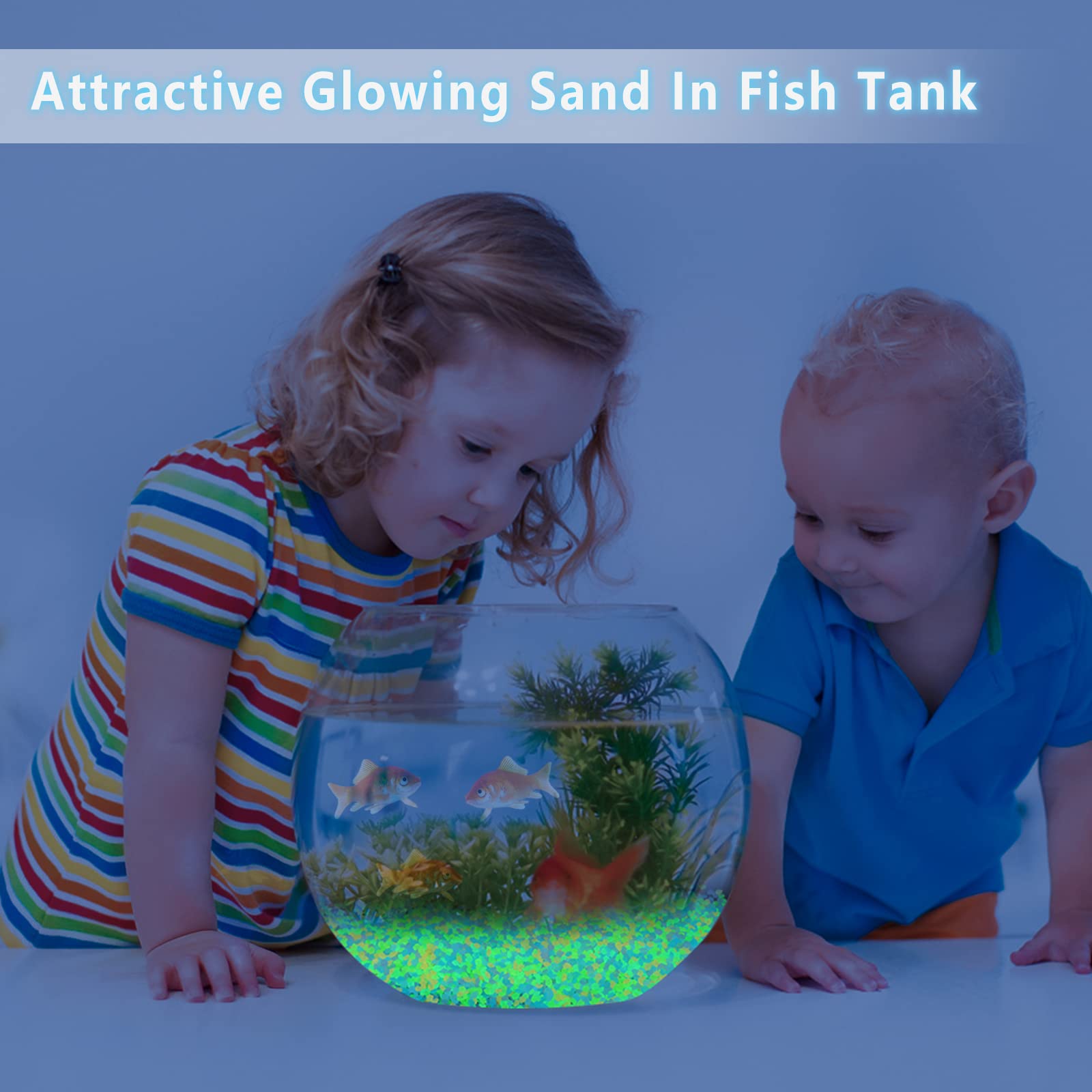 1000Pcs Luminous Sand Glow In  - огляд і ціна Aquarium Marine Stone