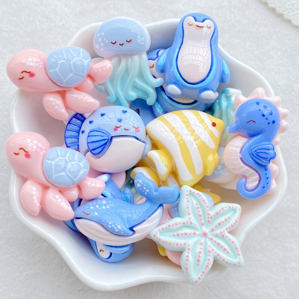 10pcs Colorful Resin Cartoon P - огляд і ціна Marine Aquarium Decorations