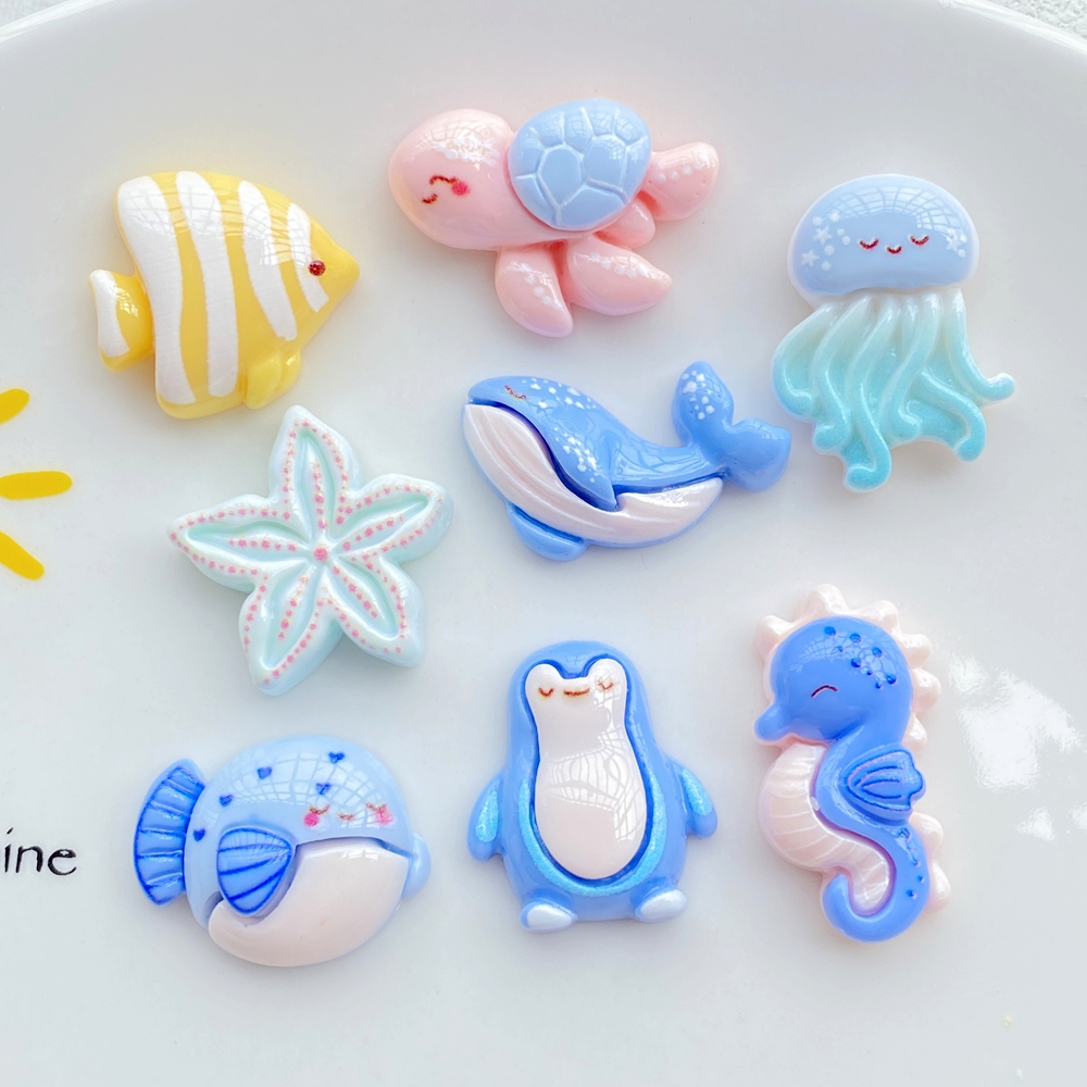 10pcs Colorful Resin Cartoon P - огляд і ціна Marine Aquarium Decorations