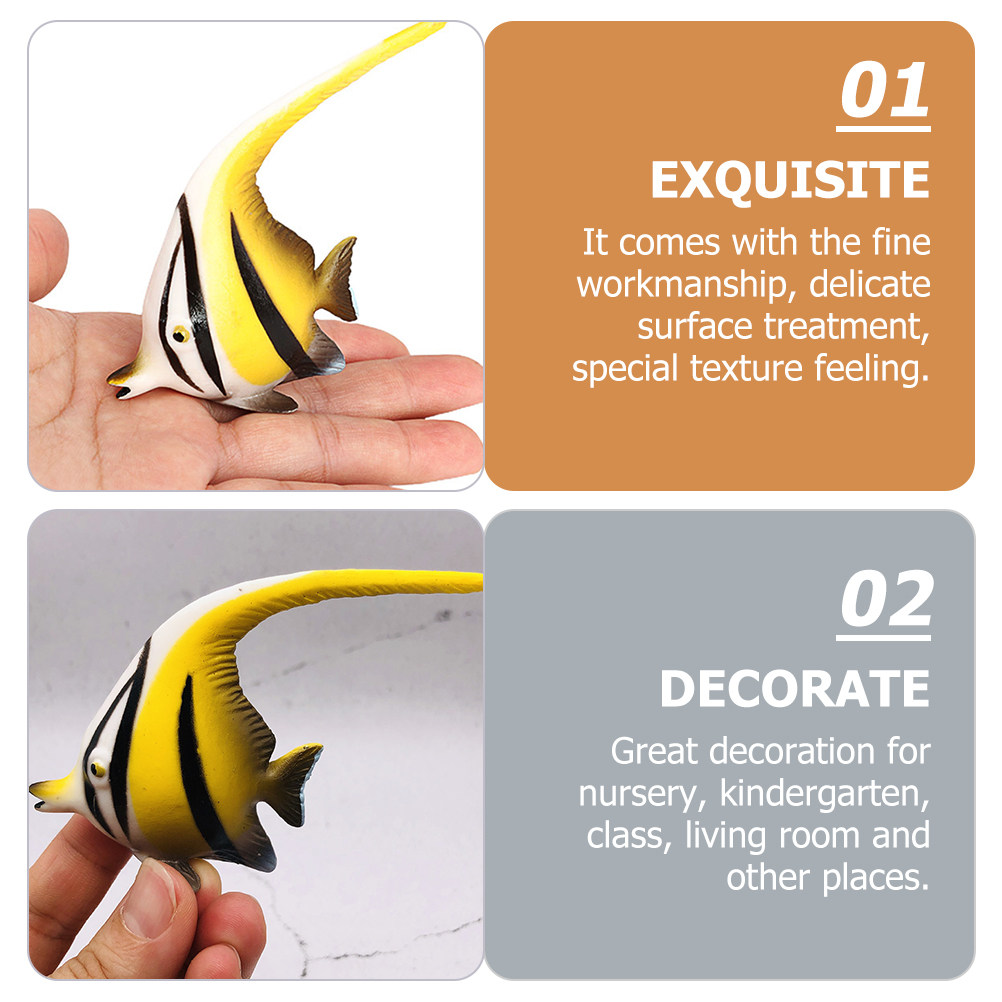 Lifelike Angelfish Plastic Aqu - огляд і ціна Marine Aquarium Home