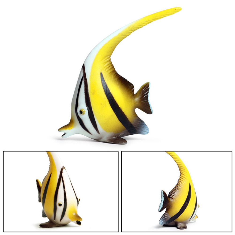 Lifelike Angelfish Plastic Aqu - огляд і ціна Marine Aquarium Home