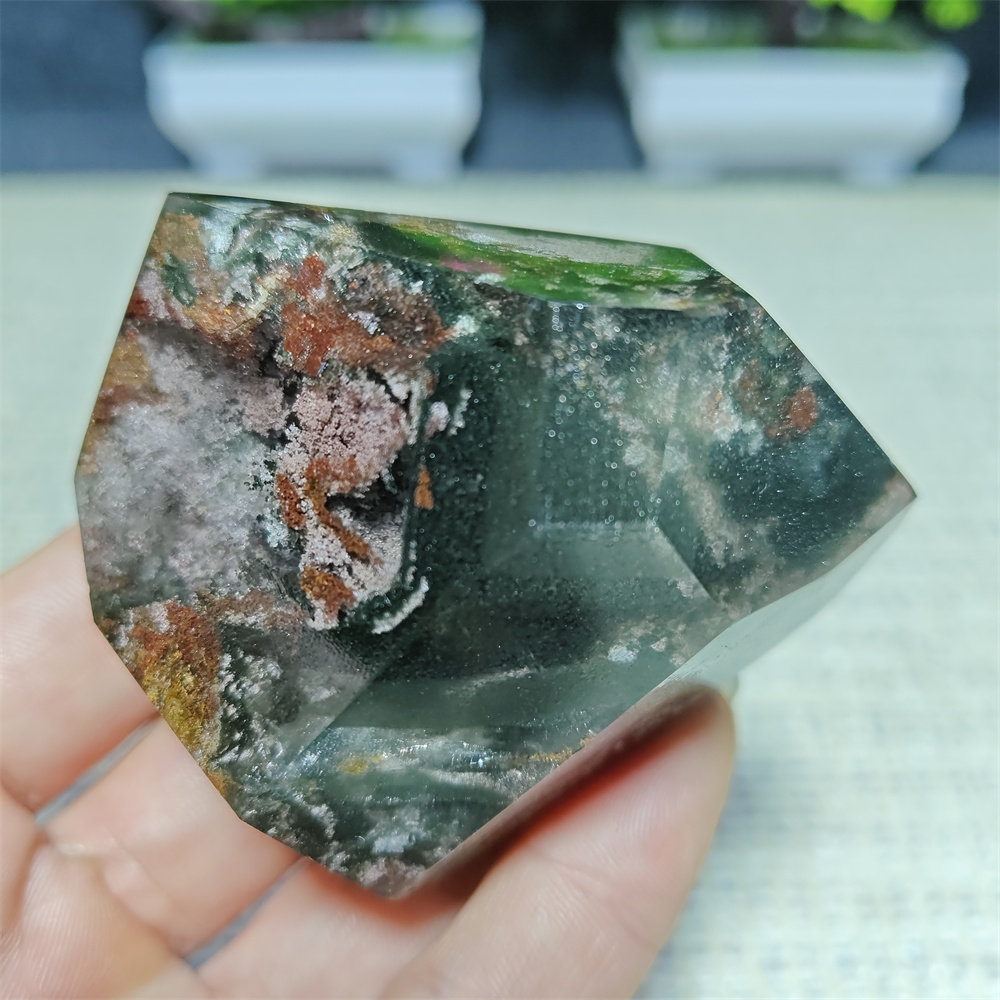 Natural Crystal Green Ghost Po - огляд і ціна Aquarium Marine Stone