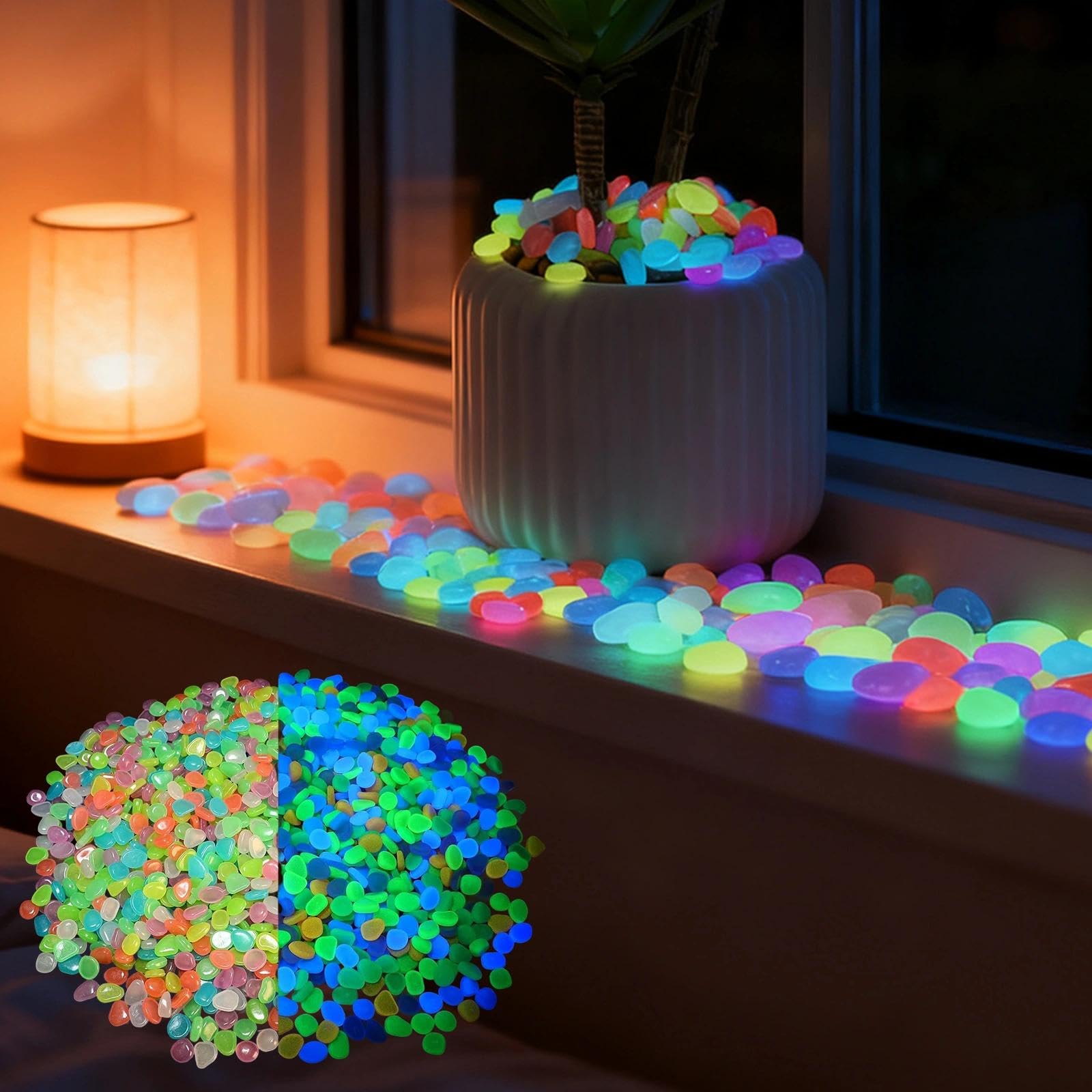 Potted Plants Glow In The Dark - огляд і ціна Aquarium Marine Stone