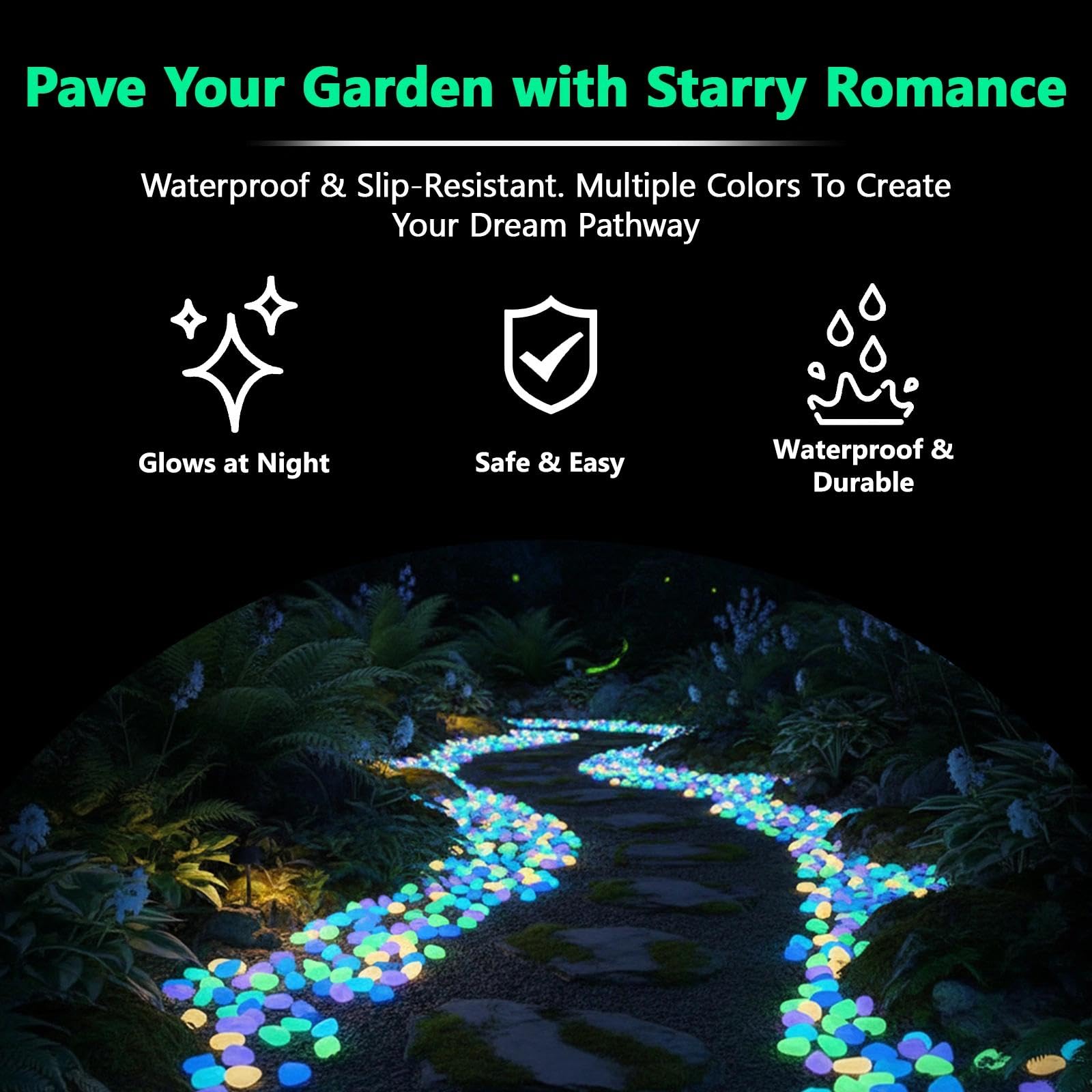 Potted Plants Glow In The Dark - огляд і ціна Aquarium Marine Stone