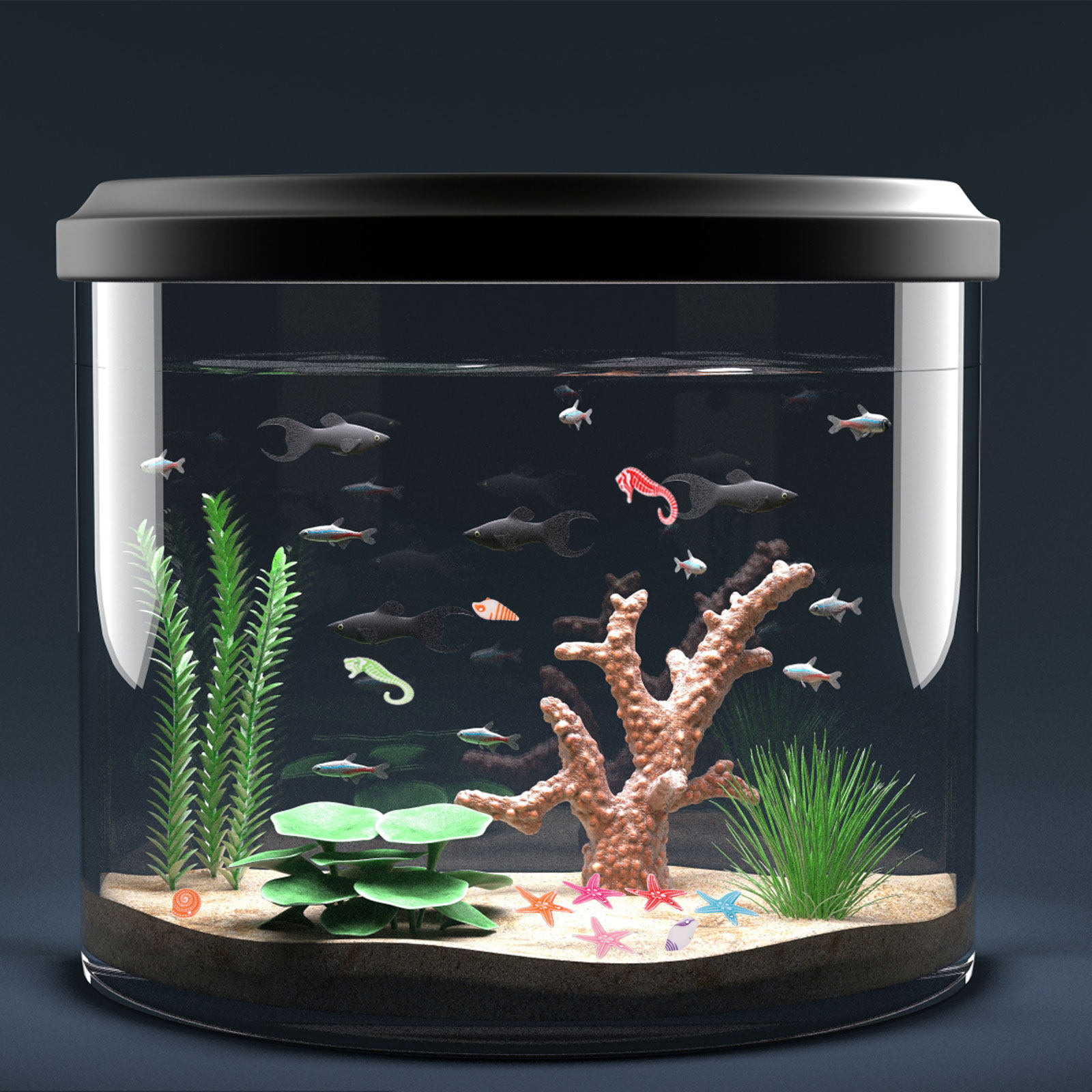 60Pcs Mini Sea Animal Resin Or - огляд і ціна Marine Aquarium Home