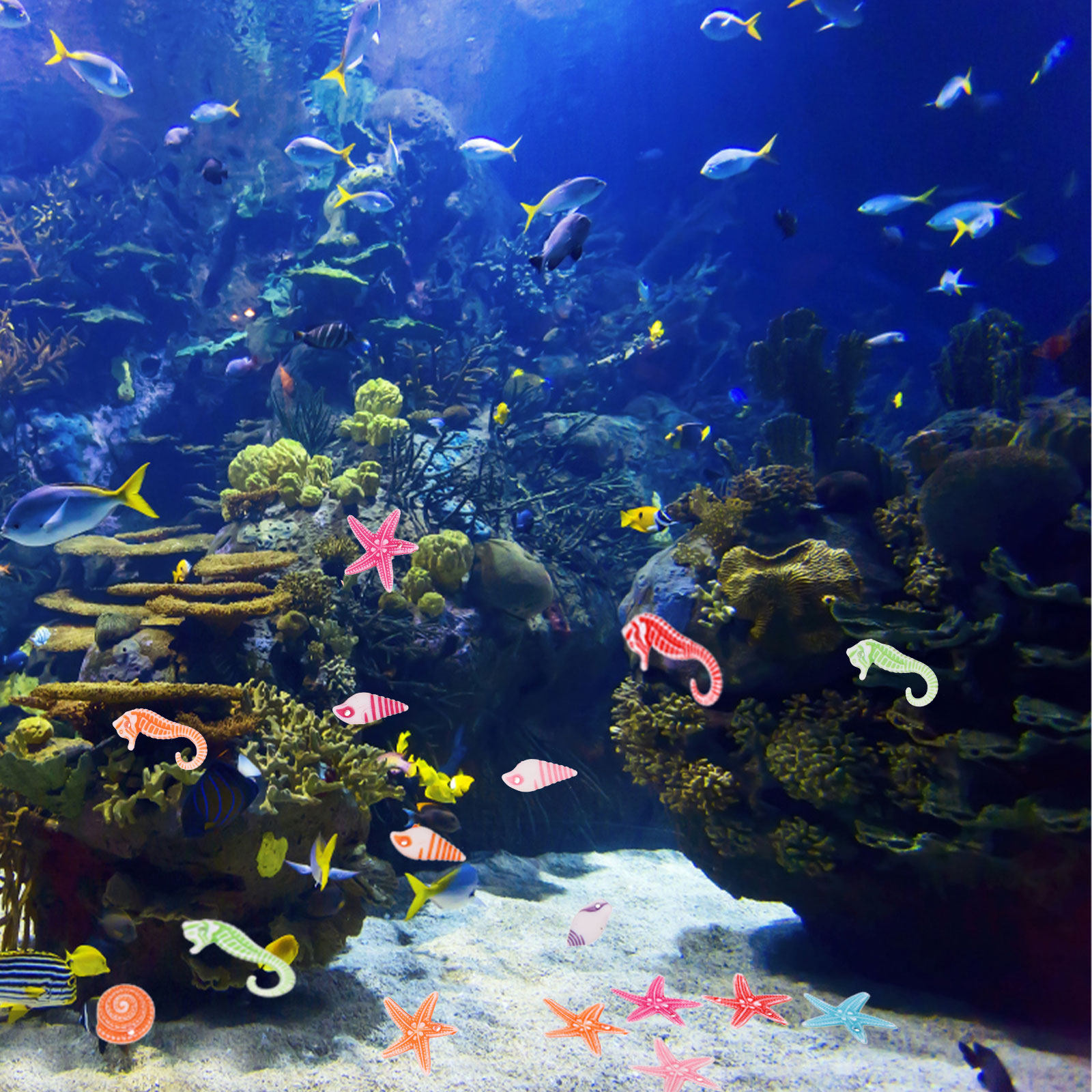 60Pcs Mini Sea Animal Resin Or - огляд і ціна Marine Aquarium Home