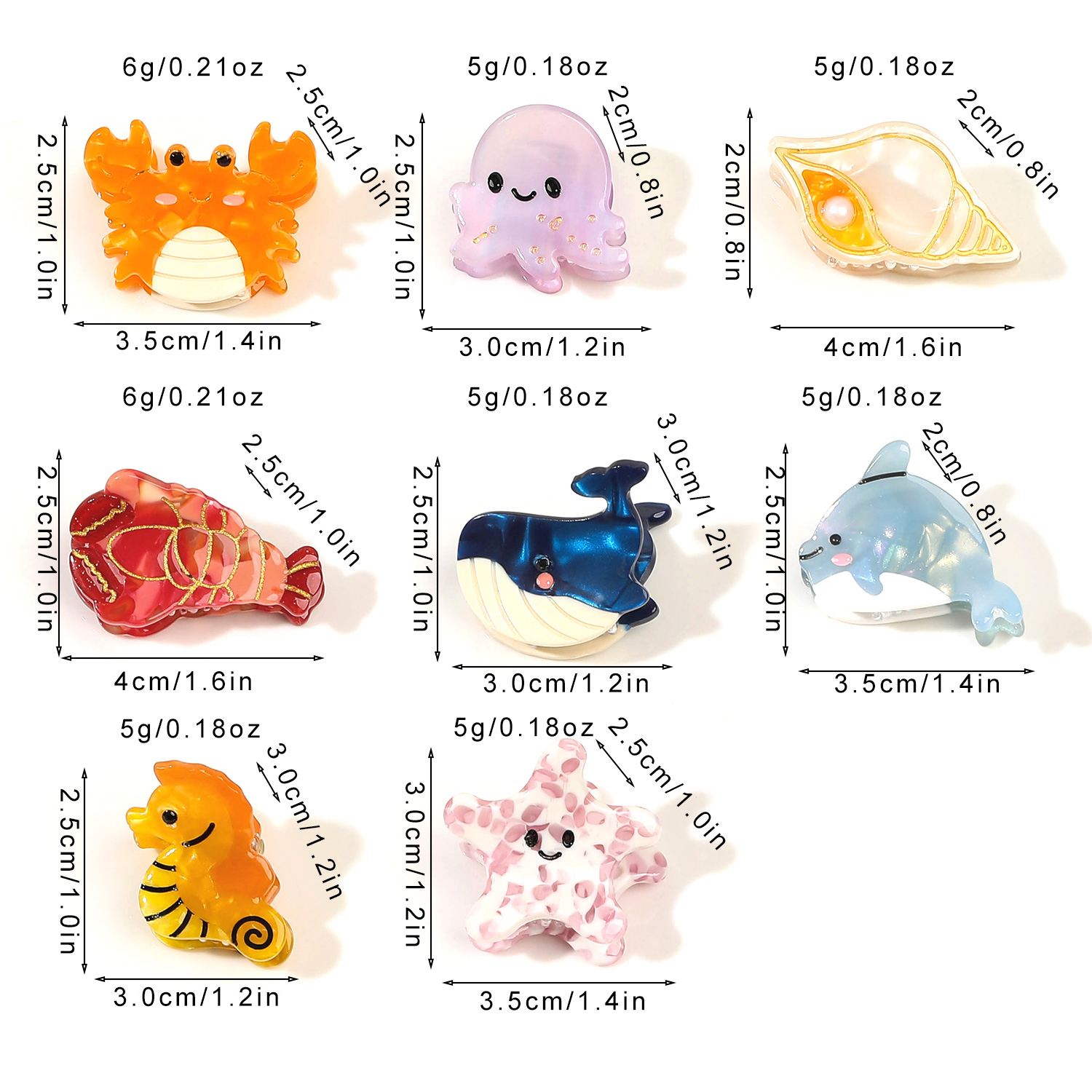 2PCS Acetate Ocean Animal Hair - огляд і ціна Marine Aquarium Decorations