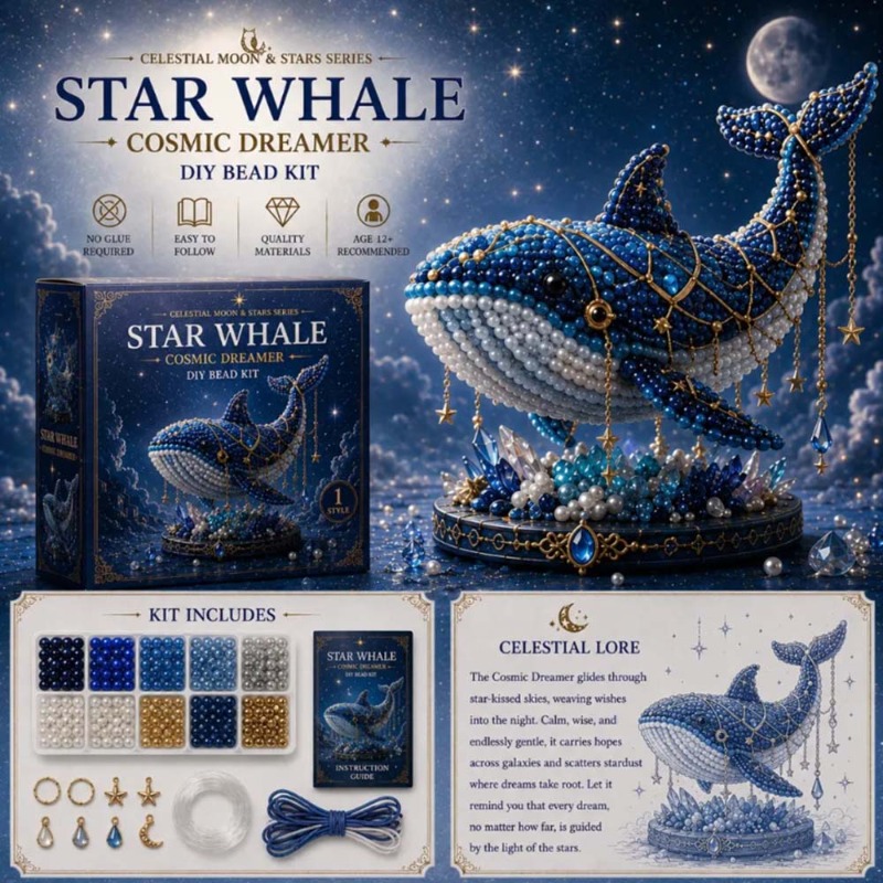 DIY Beaded Ornament Kit No Glu - огляд і ціна Marine Aquarium Decorations
