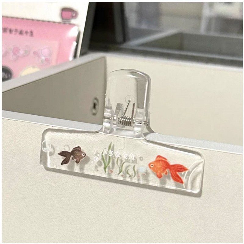 1PC Transparent Acrylic Goldfi - огляд і ціна Marine Aquarium Decorations