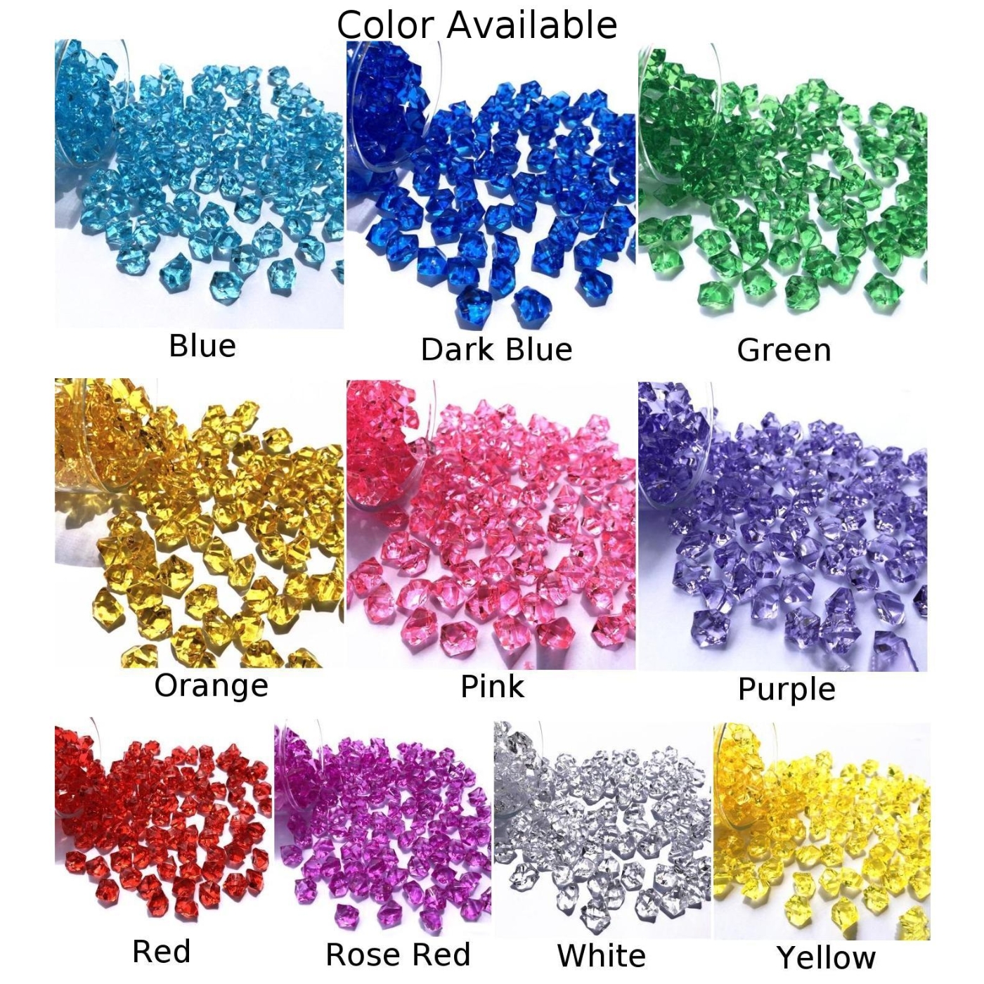 200pcs/pack Acrylic Crystal Ge - огляд і ціна Aquarium Marine Stone