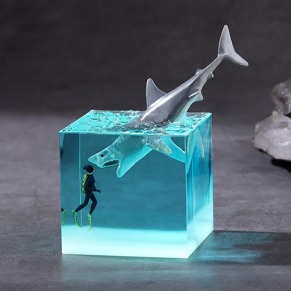 Micro Landscape Whale Diver Mo - огляд і ціна Marine Aquarium Decorations
