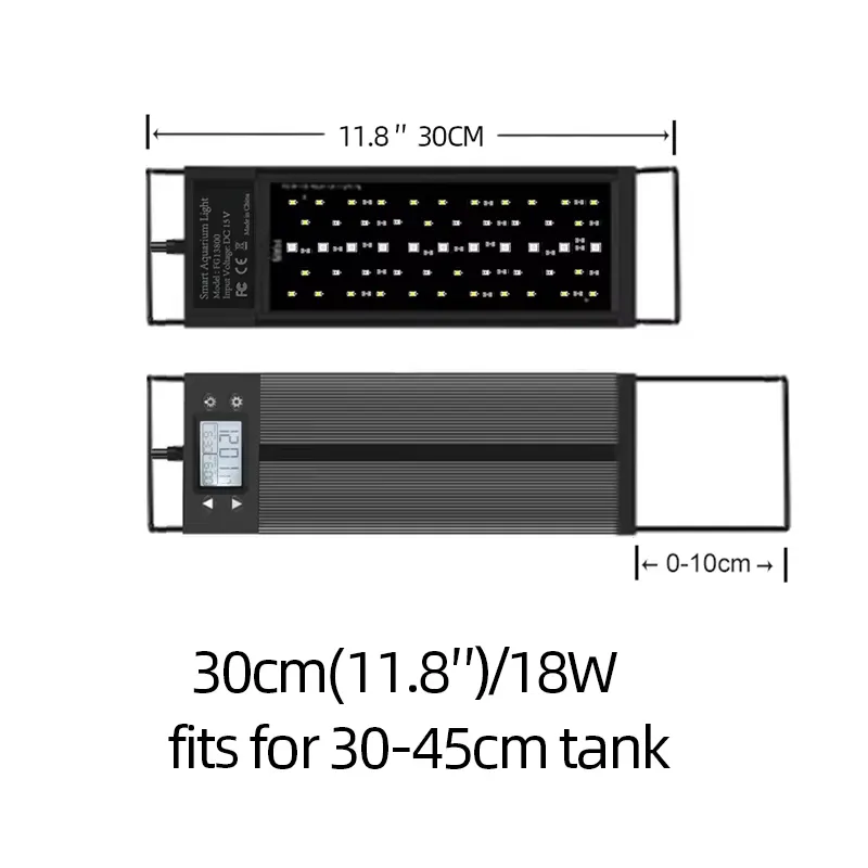 30cm 12inch Aquarium LED WRGB  - огляд і ціна Marine Aquarium Hours