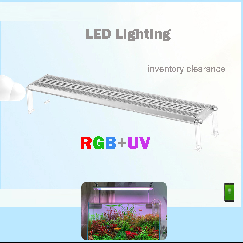 Led Lighting 60cm 80cm 90cm RG - огляд і ціна Marine Aquarium Uv Light