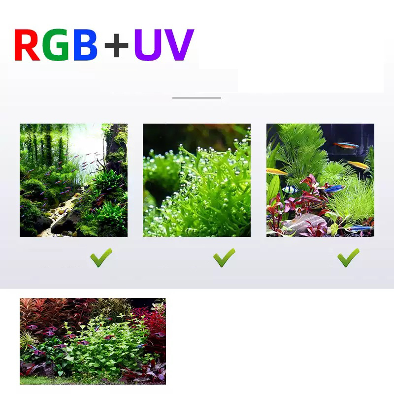 Led Lighting 60cm 80cm 90cm RG - огляд і ціна Marine Aquarium Uv Light