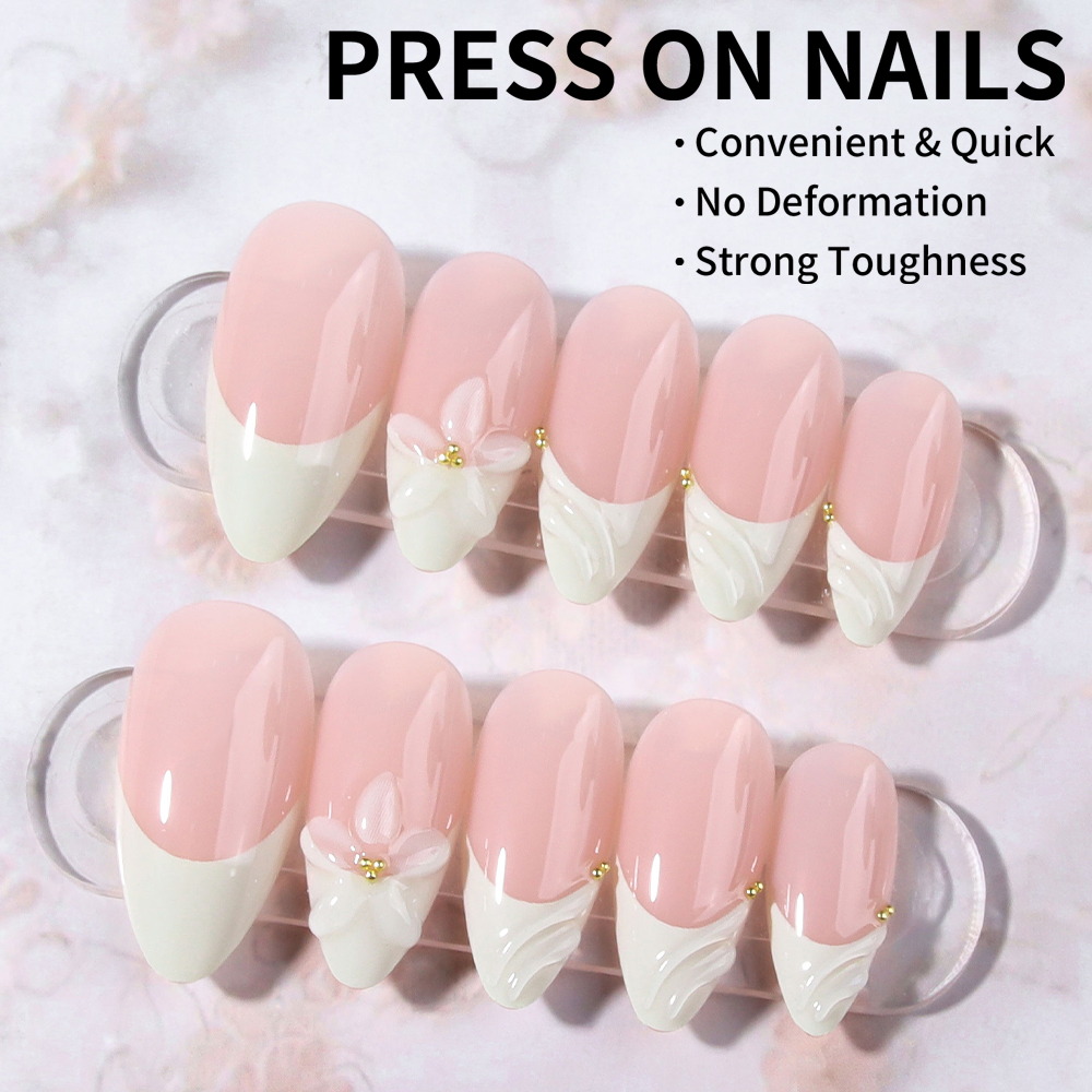24pcs Almond 3d gel nails Whal - огляд і ціна Marine Aquarium Decorations